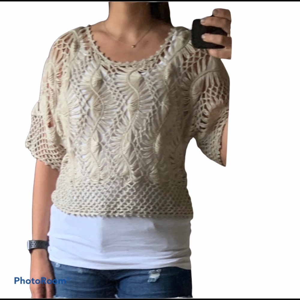 Love By Design Crochet Crop Top